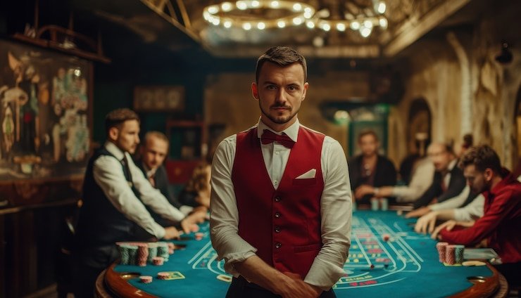 Tampilan slot dan kasino dealer langsung pro88